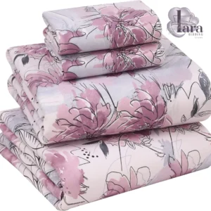 Ruvanti Lilac Printed Bedding Set