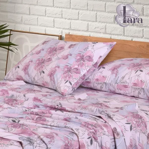 Ruvanti Lilac Printed Bedding Set