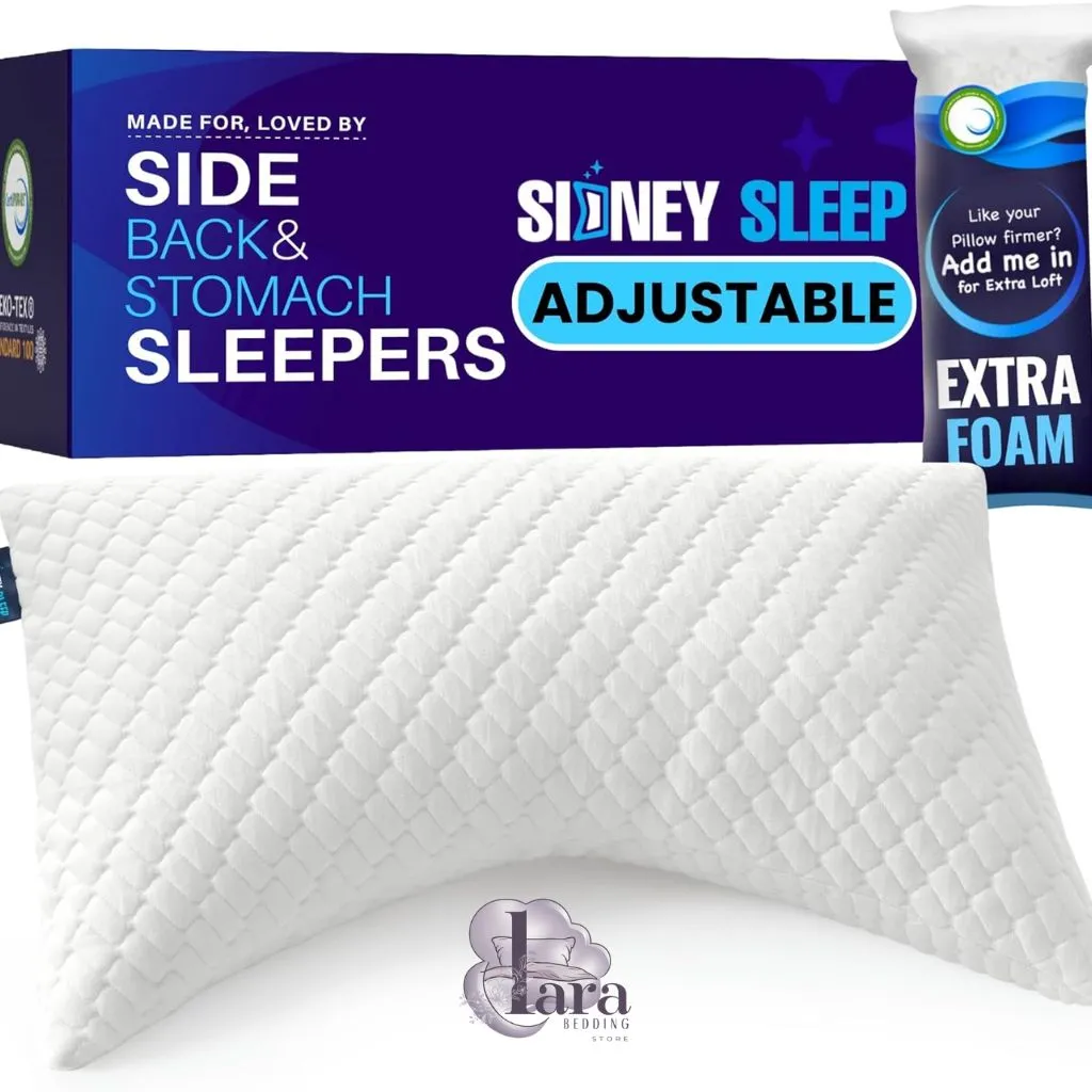 Sidney Sleep Pillow for Side and Back Sleepers